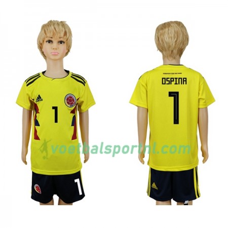Colombia Ospina 1 Kind Thuis Tenue WK voetbal 2018